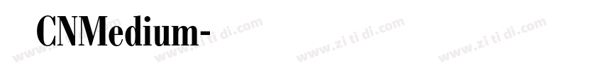 荣耀 CNMedium字体转换